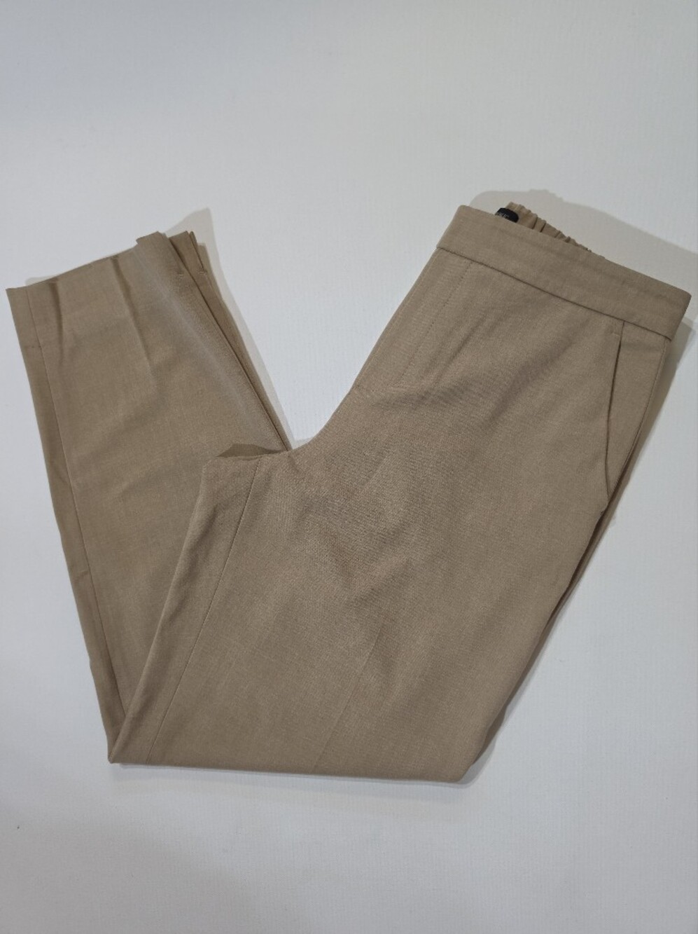 Banana Republic Hayden Pants 8 Tan High Rise Minimalist Business Casual Trousers